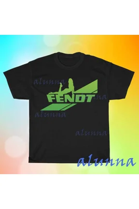 Reprint Rare New FENDT Tractor Men's Black T-shirt Funny Size S to 5XL