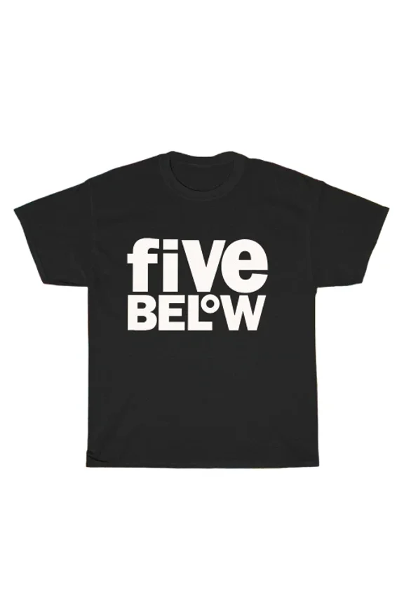 Reprint Rare New Five Below Logo Unisex T-Shirt Funny Size S to 5XL