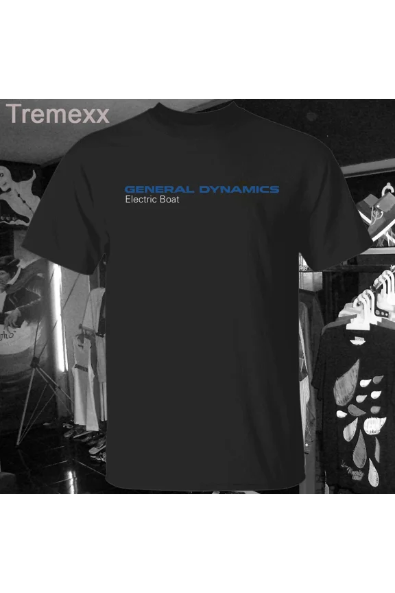 Reprint Rare New General Dynamics Electric Boat Logo Unisex T-Shirt Funny Made In USA S -5XL