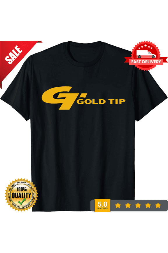 Reprint Rare New Gold Tip Arrow Logo T-Shirt Unisex Men Women Tee S-5XL, CROWD FAVORIT-TH78844