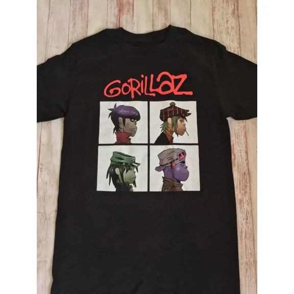 Reprint Rare New Gorillaz band Gift For Fans Unisex S-5XL Shirt BS314