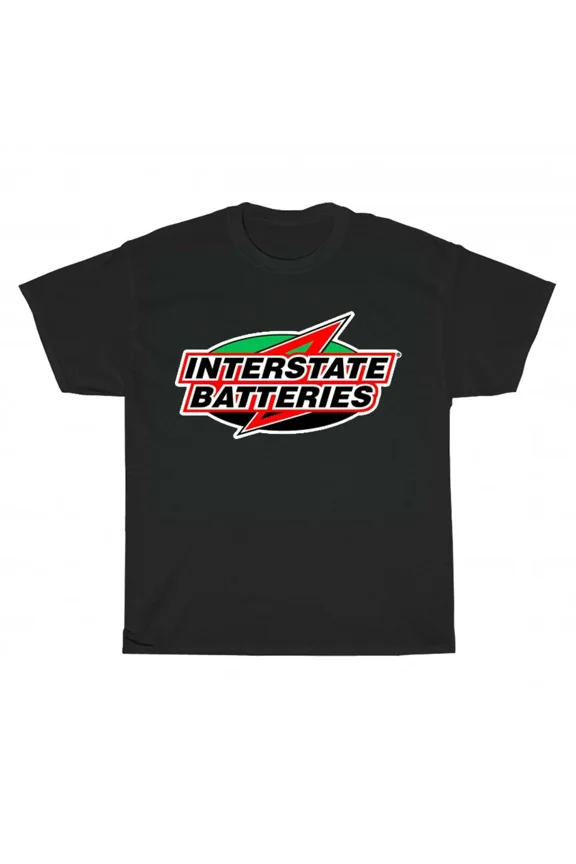 Reprint Rare New INTERSTATE BATTERIES LOGO Unisex T-Shirt Funny Size S to 5XL