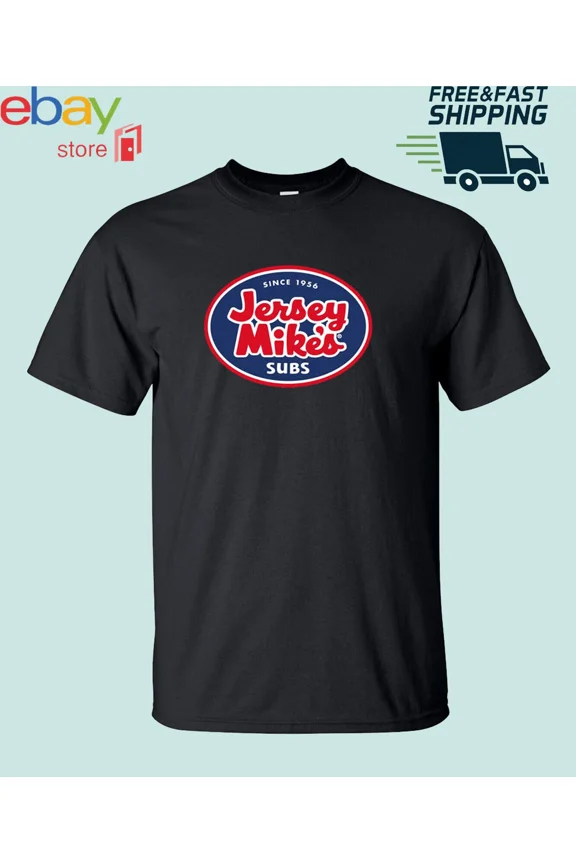 Reprint Rare New JERSEY MIKES Subs Restaurant Men's logo t shirt S - 5XL American Funny USA