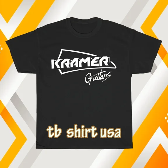 Reprint Rare New Kramer Guitars Logo Unisex T-Shirt Funny Size S to 5XL