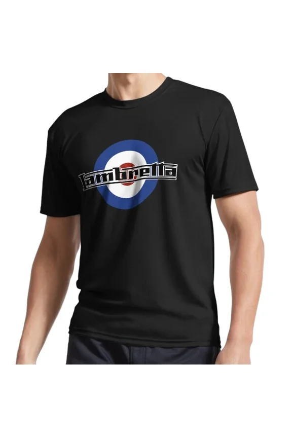 Reprint Rare New Lambretta mod design Active Logo T-Shirt Funny Size S to 5XL