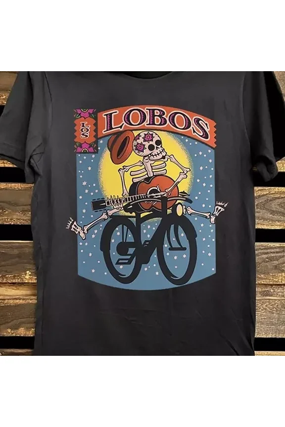 Reprint Rare New Los Lobos Band Gift For Fans Unisex S-5XL Shirt MD1682