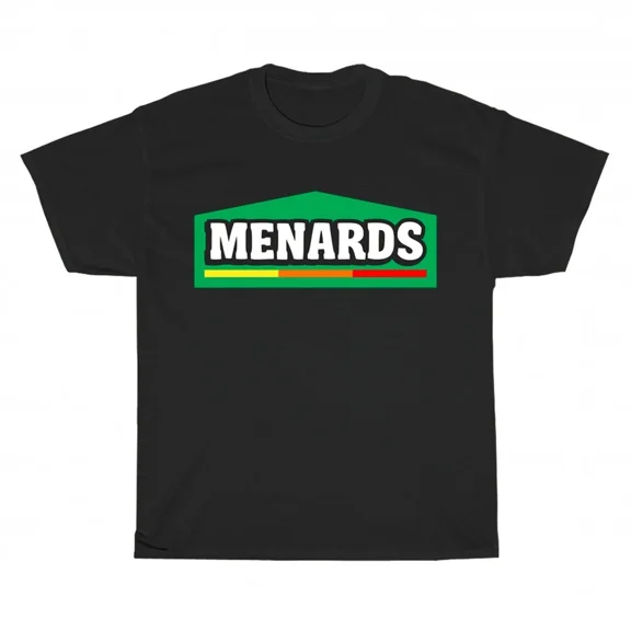 Reprint Rare New MENARDS Logo Unisex T-Shirt Funny Size S to 5XL