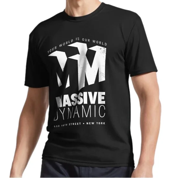 Reprint Rare New Massive Dynamic Active Logo T-Shirt Funny Size S to 5XL