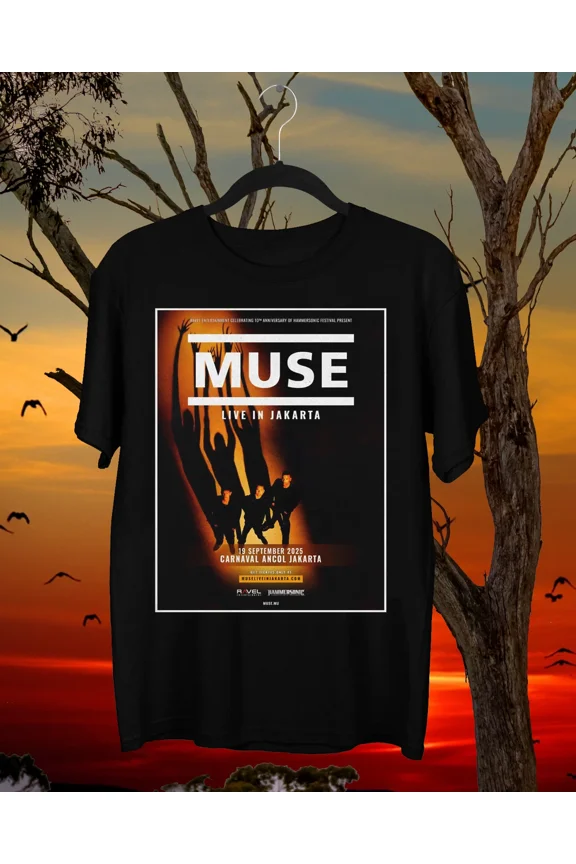 Reprint Rare New Muse Band Tour 2025 Gift For Fan S to 5XL Unisex T-shirt MD837