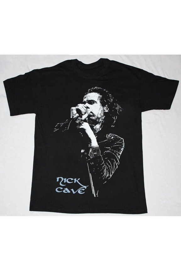 Reprint Rare New NICK CAVE FACE THE BIRTHDAY PARTY Gift Holiday bLACK S-234XL shirt FN493