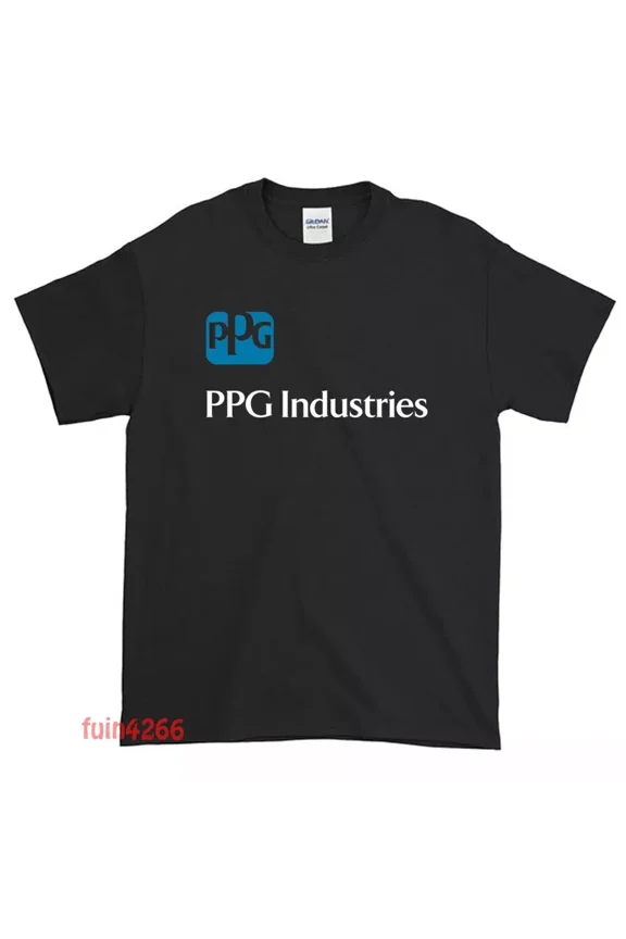 Reprint Rare New Ppg Industries Logo Unisex T-Shirt USA Size S - 5XL