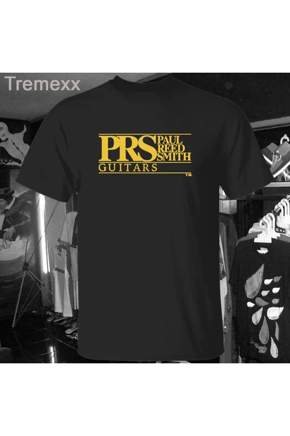 Reprint Rare New Prs Paul Reed Smith Guitars Logo T-Shirt Funny Made In USA S to 5XL