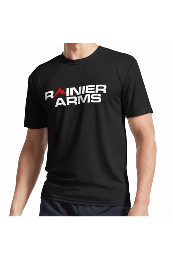 Reprint Rare New Rainier Arms Logo Active Logo T-Shirt Funny S to 5XL