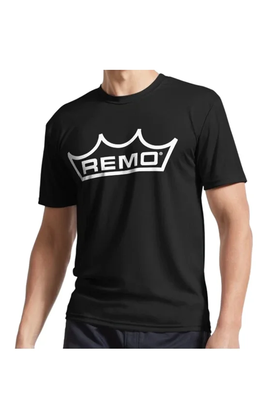 Reprint Rare New Remo Logo Merchandise Essential Active Logo T-Shirt Funny Size S to 5XL