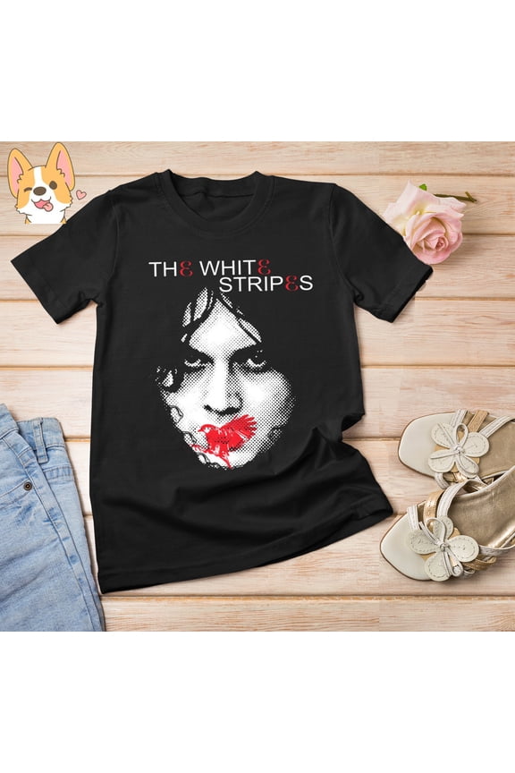 Reprint Rare New Rob Jones White Stripes Black Unisex Shirt Gifft Fans FN688