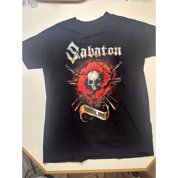 Reprint Rare New Sabaton Power Metal Christmas Gift Unisex S-5XL Shirt CA387