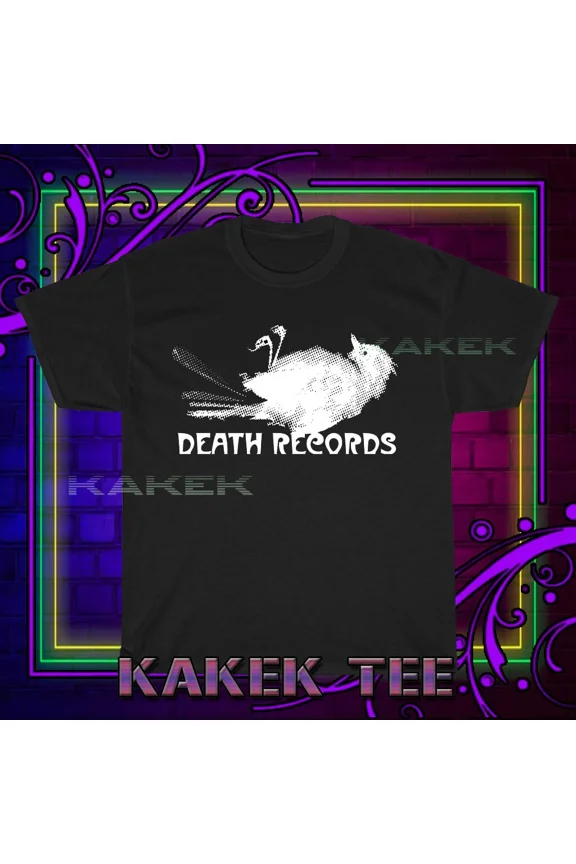Reprint Rare New Shirt Death Records Phantom Paradise Logo Funny Size S to 5XL