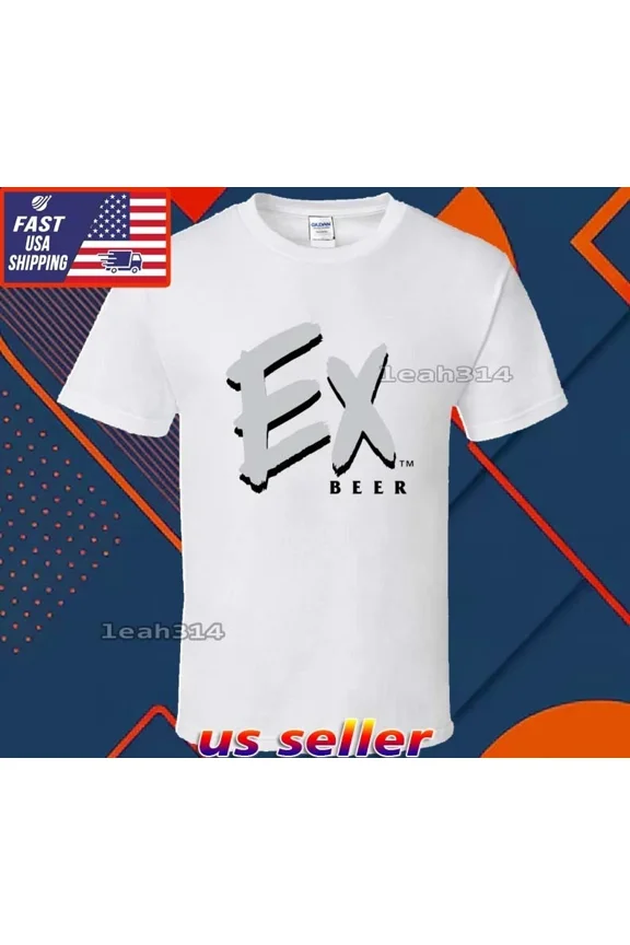 Reprint Rare New Shirt Ex Beer Logo T-Shirt Funny American Usa Unisex Size S-5XL