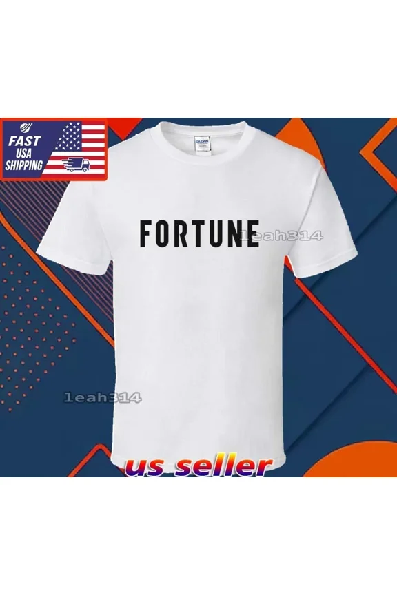 Reprint Rare New Shirt Fortune Magazine Logo T-Shirt Funny American Unisex Size S-5XL
