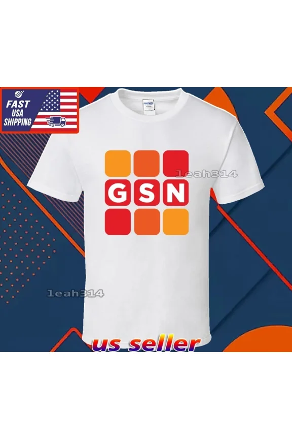 Reprint Rare New Shirt GSN TV Logo T-Shirt Funny American Usa Unisex Size S-5XL