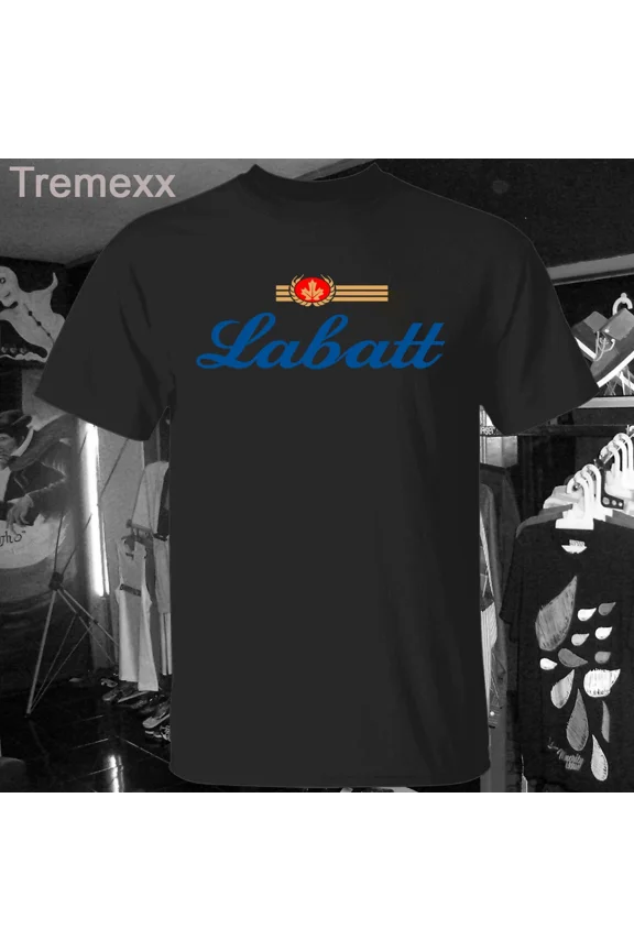 Reprint Rare New Shirt Labatt Logo Unisex T-Shirt Funny Made In USA S - 5XL