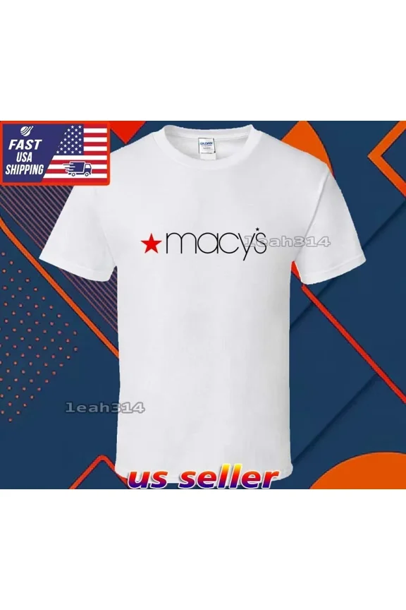 Reprint Rare New Shirt Macy's Logo T-Shirt Funny American Usa Unisex Size S-5XL