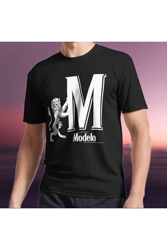 Reprint Rare New Shirt Modelo Logo Graphic - Active Logo T-Shirt Funny Size S to 5XL