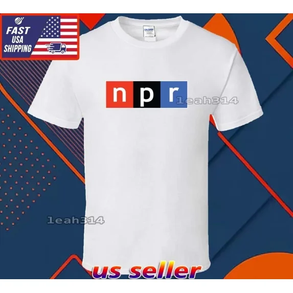 Reprint Rare New Shirt Npr Logo T-Shirt Funny American Usa Unisex Size S-5XL