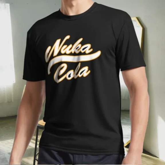 Reprint Rare New Shirt Nuka Cola Sign Logo Active T-Shirt Funny Size S to 5XL