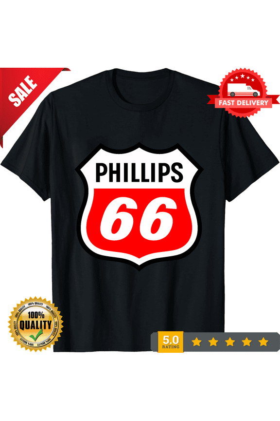 Reprint Rare New Shirt Phillips 66 Active Logo T-Shirt Funny Size S to 5XL, NEW INSTOCK-TH76059