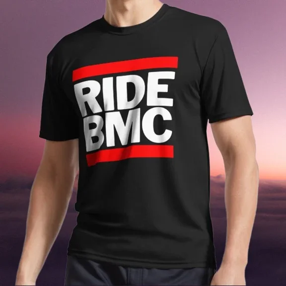 Reprint Rare New Shirt RIDE BMC Road Bike - Active Logo T-Shirt Funny Size S to 5XL