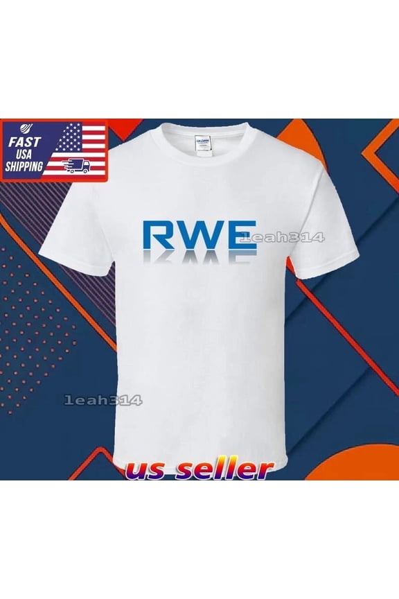 Reprint Rare New Shirt RWE Logo T-Shirt Funny American Usa Unisex Size S-5XL
