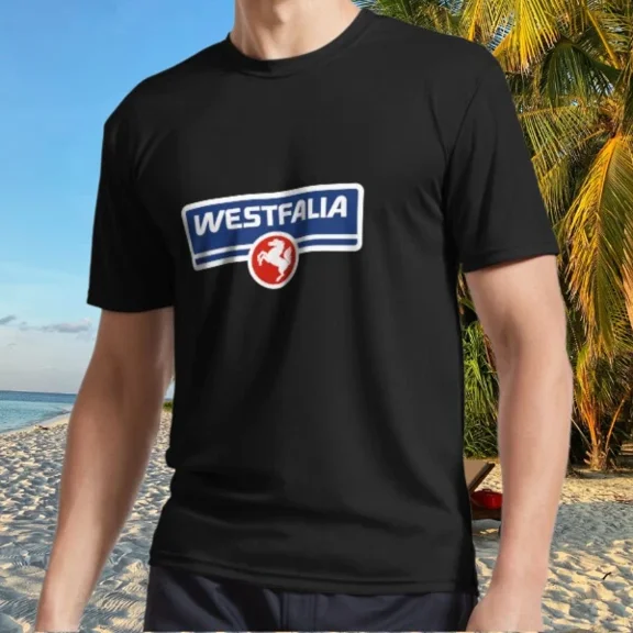 Reprint Rare New Shirt Westfalia camper Active T-Shirt Funny Size S to 5XL