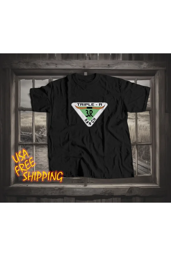 Reprint Rare New Spin and Marty Triple R Ranch Logo Funny T-shirt Made In America S to 5XL