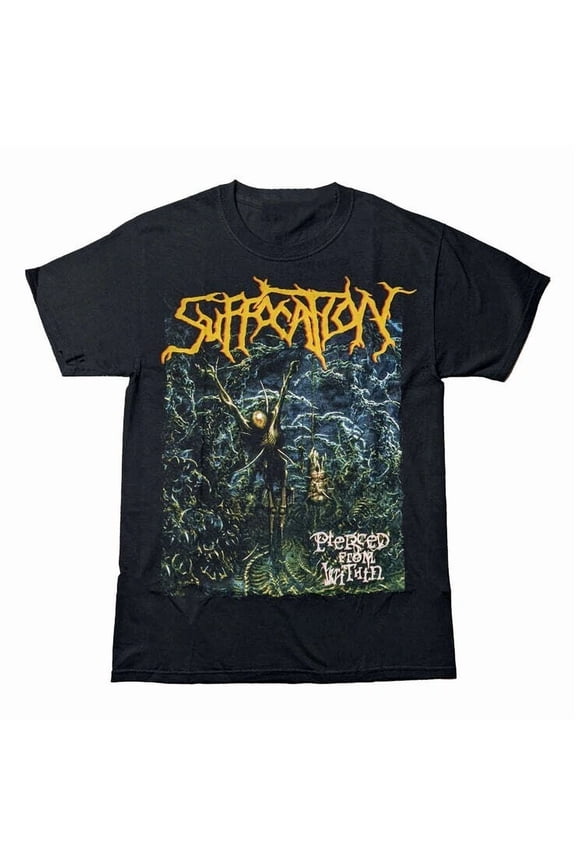 Reprint Rare New Suffocation Pierced From Within Gift For Fans Unisex S-5XL Shirt B