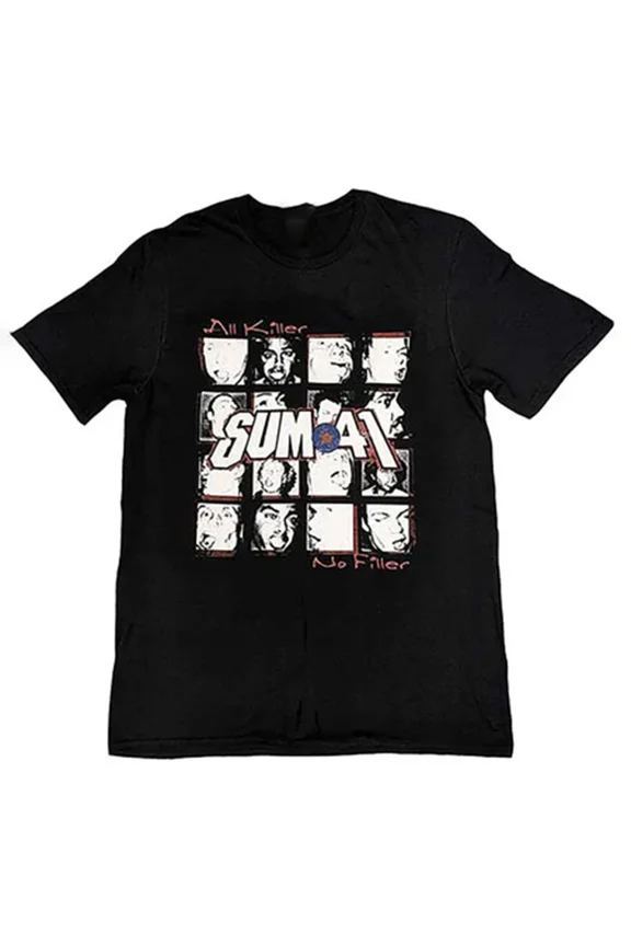 Reprint Rare New Sum 41 Band Men Tour T Shirt Size S-5XL MR348