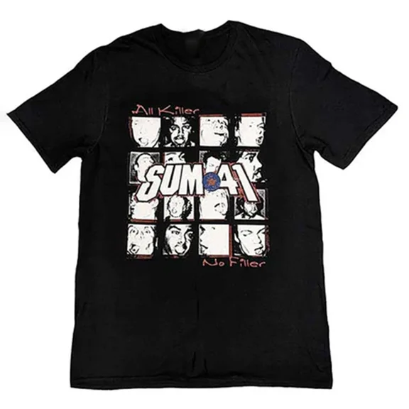Reprint Rare New Sum 41 Band Men Tour T Shirt Size S-5XL MR348