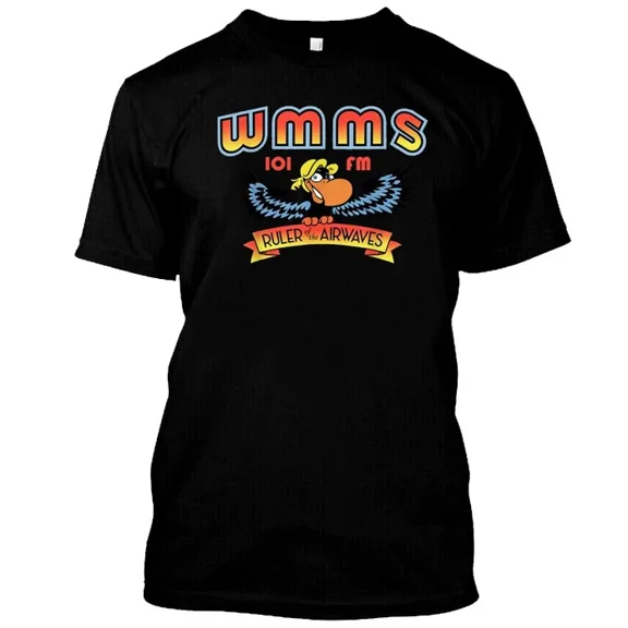 Reprint Rare New WMMS American Radio Station The Buzzard Graphic Retro T-Shirt SIZE S-5XL