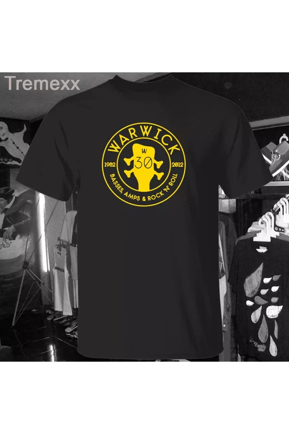 Reprint Rare New Warwick Bass Guitars Logo Unisex T-Shirt Funny Made In USA S to 5XL