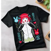 Reprint Rare Nino Nakano T-shirt Waifu Hot Nakano Nino 5-toubun no Hanayome Gift Shirt