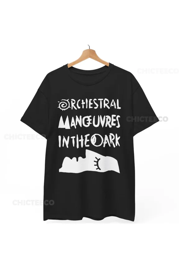 Reprint Rare Orchestral Manoeuvres In The Dark OMD T-Shirt Synth-Pop New Wave 80s Unisex Tee