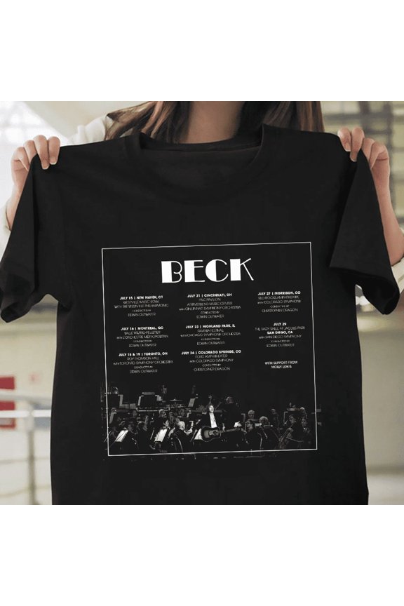 Reprint Rare Orchestral Shows BECK TOUR 2025 T Shirt Full Size S-5XL