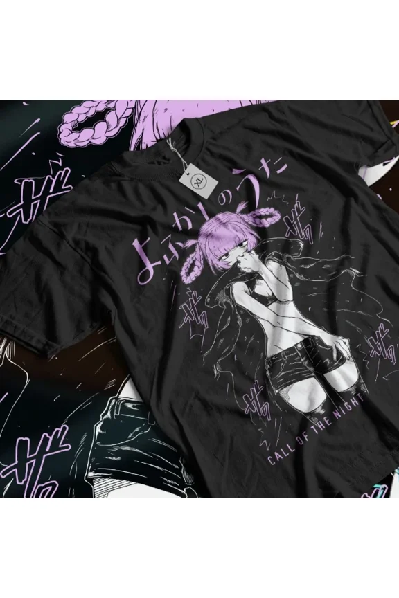 Reprint Rare Oshi No Kou Yamori T-Shirt Ko Yamori Nazuna Nanakusa Call Of The Night Shirt