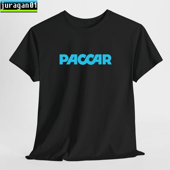 Reprint Rare PACCAR Seattle Car Manufacturing Logo Black/Navy/Grey/White Men's T-Shirt S-5XL