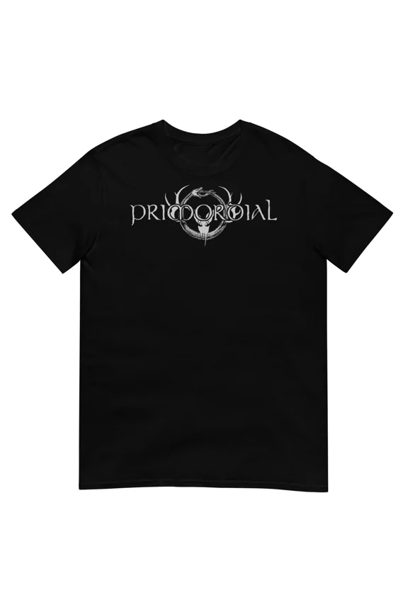 Reprint Rare PRIMORDIAL "Logo" (One Sided) T-SHIRT