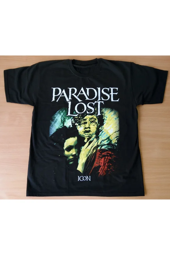 Reprint Rare Paradise Lost Band Icon Tee Shirt Classic Black Unisex S-5XL 1P0122