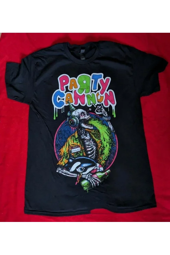 Reprint Rare Party Cannon - UK Vomitour 2024 Unisex Gift for Fan S to 5XL T-shirt