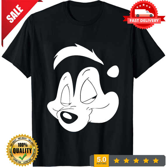 Reprint Rare Pepe Le Pew Cartoon Men's Black Size S-5XL, ULTRA LIMITED-TH71592