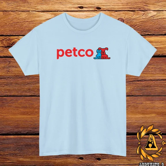 Reprint Rare Petco Animal Supplies Logo Black/ Grey/ White/Navy/Light Blue T-Shirt Size S-5XL