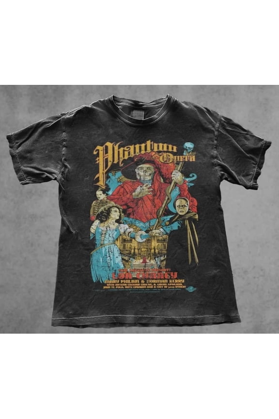 Reprint Rare Phantom Of The Opera Retro shirt, Musical theater gift, 80s Graphic Shirt